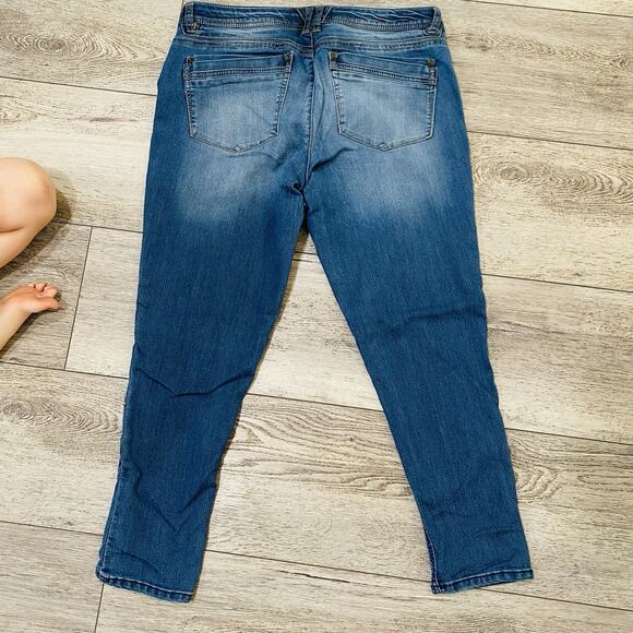 Democracy Jeans Ab-Solution Womens Size 12 Tummy Control Crop Denim - Picture 2 of 3